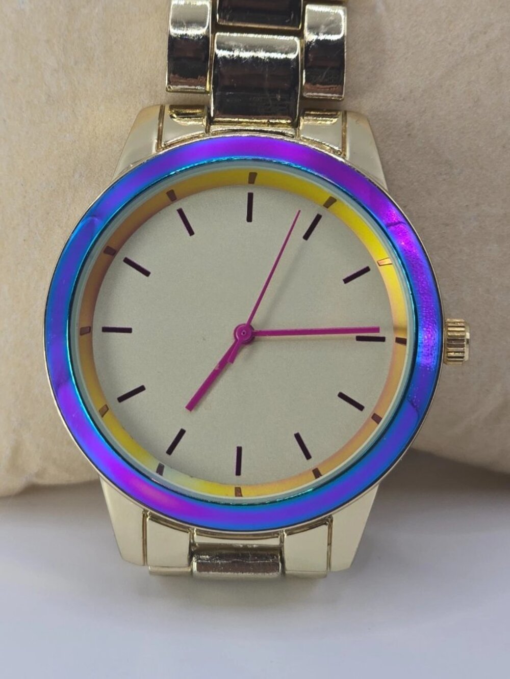 INC International Concepts Women's Gold-Tone Bracelet Watch